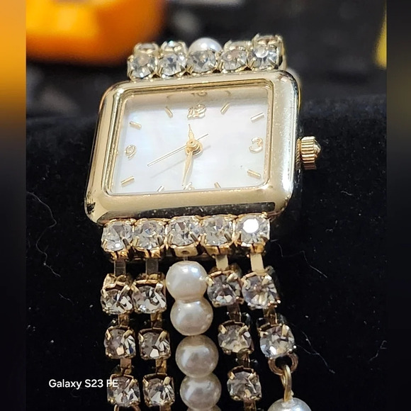 Vintage Christian Benet Watch Women\'s iced out main image 8